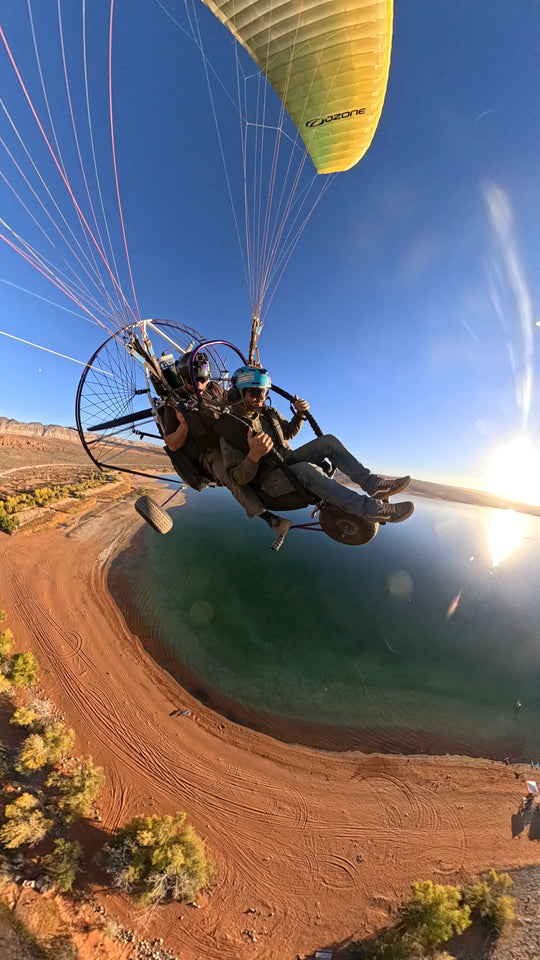 Tandem Paramotor Flight
