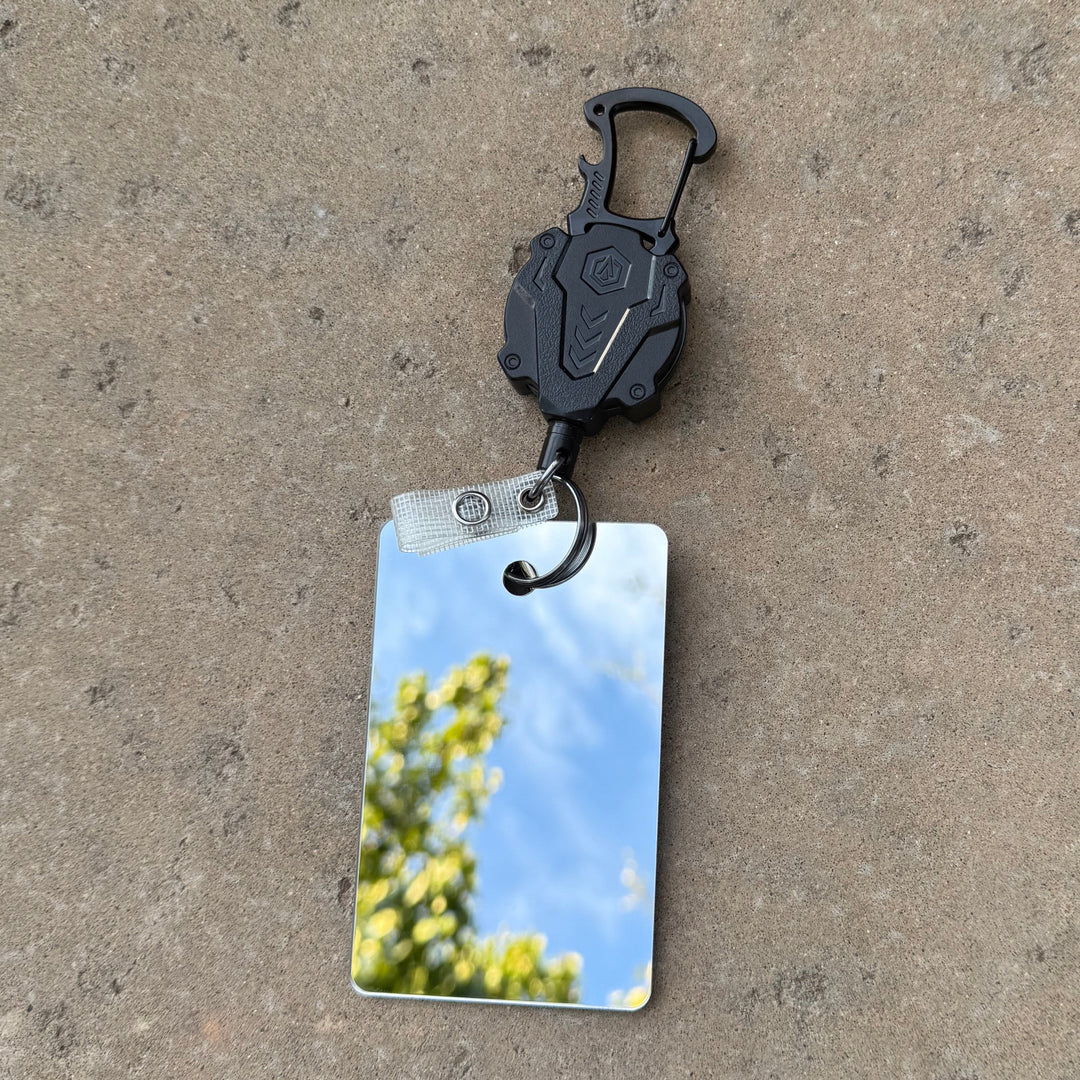 Retractable Fuel Check Mirror